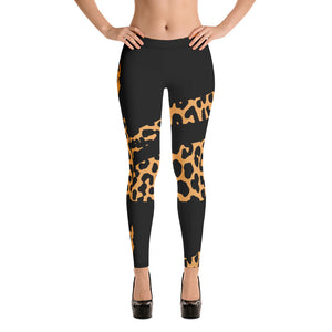 cheetah Blk Leggings