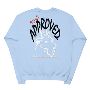 G.O.A.T Approved Unisex fleece sweatshirt