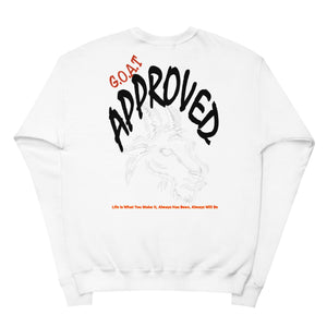 G.O.A.T Approved Unisex fleece sweatshirt