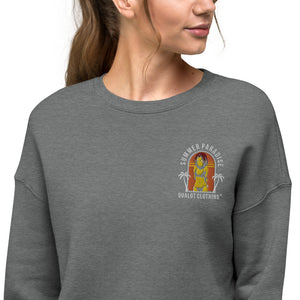 Summer Paradise Crop Sweatshirt